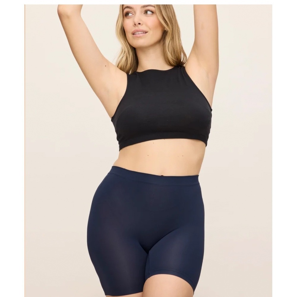 Thigh Society The Staple 5" Anti-Chafe Slip Short Twilight Blue S/M 805T1